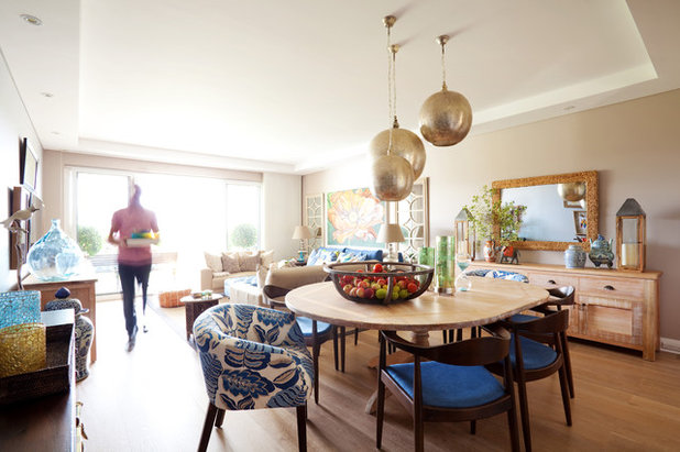 Фьюжн Столовая Eclectic Dining Room