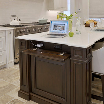 Modern Traditional Kitchen | Rutt Cabinetry | Bilotta Kitchens