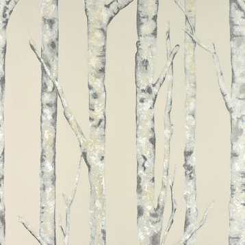Cameron Cream Trees Wallpaper Bolt