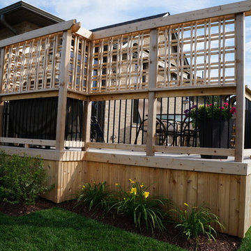 Back Yard Composite and Cedar Deck