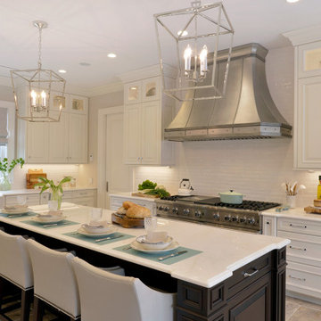 Modern Traditional Kitchen | Rutt Cabinetry | Bilotta Kitchens