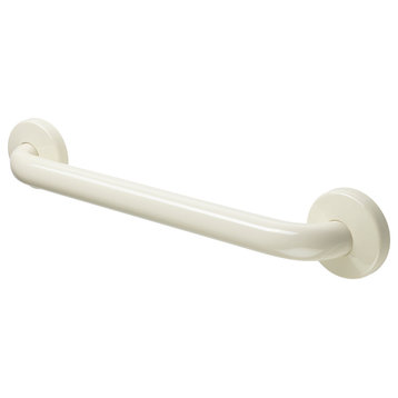 Coated Grab Bar With Safety Grip, ADA - 1 1/4" Dia, Ivory, 30"