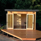 bay area office 10x12: studio shed lifestyle - modern