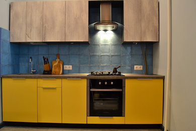 Design ideas for a mediterranean kitchen in Moscow.