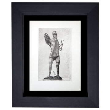 Paul KLEE Lithograph LTD Edition “The Hero with the Wing" w/FRAME Included