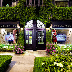 Geometric window TV display at Stella McCartney - Products
