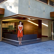 folding glass wall