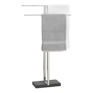 Menoto Toilet Rack by Blomus, Metallic