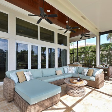 Custom Loggia in St. Andrew's Country Club