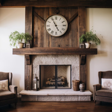 Gorgeous Fireplace Mantels with Wooden Corbels