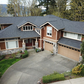 After Photo: CertainTeed Presidential TL Charcoal Black Composition Shingles
