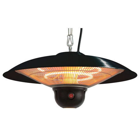 Infrared Electric Outdoor Heater, Hanging With Led and Remote
