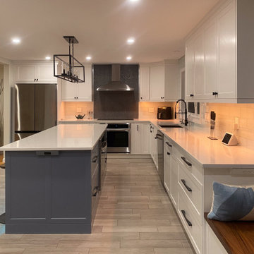 Open Floor Kitchen Remodel, Manchester CT