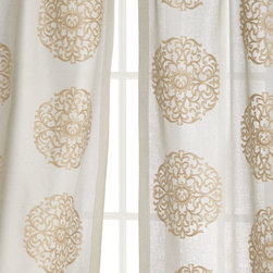 SOFTLINE HOME FASHIONS Windsor Medallion Curtains - Curtains
