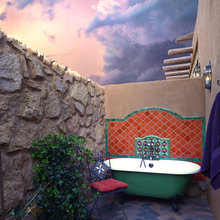 outdoor shower