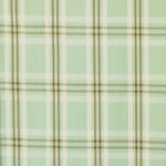 Brick House Fabrics - Green Plaid Fabric Seaglass Sage, Standard Cut - A green plaid fabric. This is unusual and pretty. This is woven of soft, dusty green, beige, and brown. Depending on the light the color can look more sage, yellow-green, sea glass, or grey.