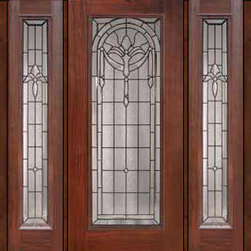 Prehung House Side lights Door 80 Fiberglass Palacio Full Lite Glass - Front Doors