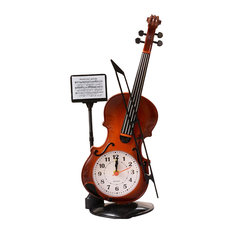Creative Alarm Clock, Fashion Wake Up Alarm Clock, Violin 02