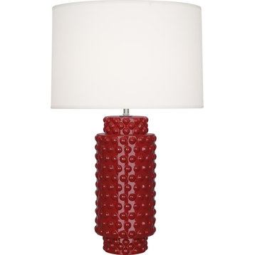 Dolly Table Lamp, Fondine, Oxblood