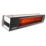 Sunpak - Sunpak Two Stage HardWired Patio Black Infrared Outdoor Heater, With Black Front - Description