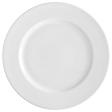 10" Royal White Dinner Plates, Set of 6