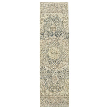 Rug N Carpet - Handmade Turkish 3' 2'' x 11' 4'' One-of-a-Kind Area Rug