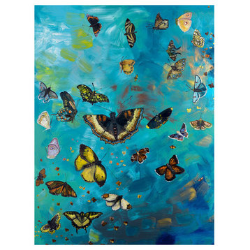 "Bunch of Butterflies" Stretched Canvas Art by Eli Halpin, 30"x40"