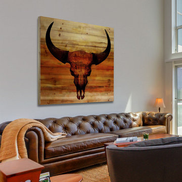Burnt Sienna Skull