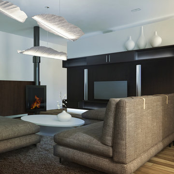 Maison sur pente