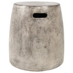Elk Home - Hive Stool, Polished Concrete - Hive Stool In Polished Concrete finish measures 17"L x 16.9"W x 18.1"H. These decorative pieces from our new Dimond line is a brilliant addition to your surroundings.
