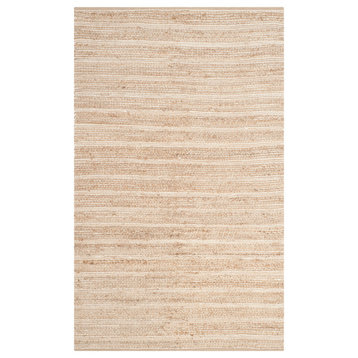 Safavieh Cape Cod Collection CAP851 Rug, Natural/Ivory, 5'x8'