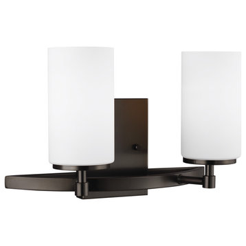 Alturas 2-Light Wall/Bath, Brushed Oil Rubbed Bronze