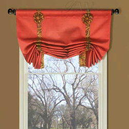 Priority Home & Design - Custom London Valance with Bows - Select From 500+ Fabrics - Valances