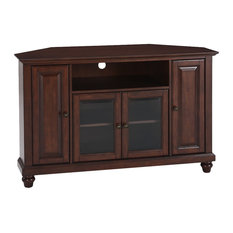 50 Most Por Traditional Media Storage For 2018 Houzz Crosley Cambridge 48 Corner Tv Stand Vintage Mahogany Finish Entertainment Centers And