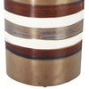 Benzara BM200929 Cylindrical Shape Ceramic Decorative Vase With B&s, Multicolor