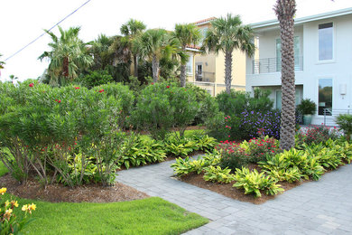 Mediterranean garden in Miami.