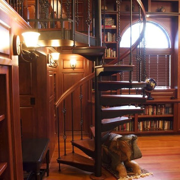 Forged Iron Spiral Staircase