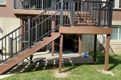 Inspiration for a craftsman deck remodel in Cincinnati
