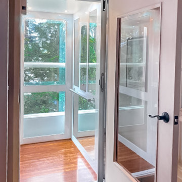 Home Elevator on rooftop deck