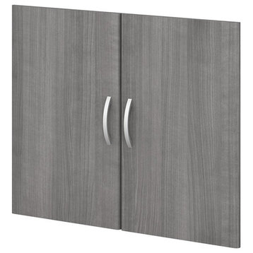 Studio C Bookcase Door Kit in Platinum Gray - Engineered Wood