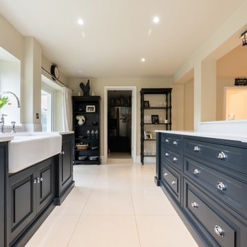 Luxury Blue Kitchen in Ongar