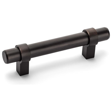 Cosmas 161-3ORB Oil Rubbed Bronze 3” CTC (76mm) Euro Bar Pull