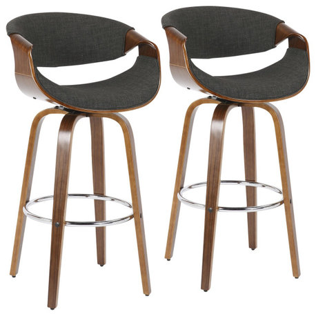 Curvini 30'' Barstool, Set of 2