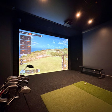 Custom Golf Simulator Install