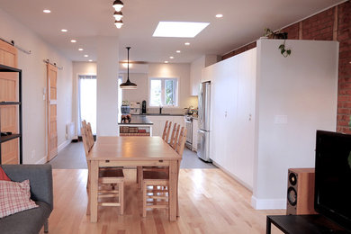 Example of a trendy home design design in Montreal