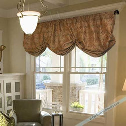 Priority Home & Design - Custom Balloon Valance - Select From 500+ Fabrics - Valances