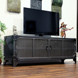 All Steel Media Consoles / TV Stands - Media Cabinets
