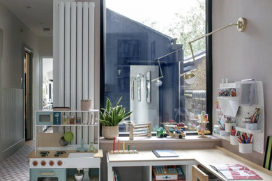 Inspiration for a contemporary kids' bedroom in London.