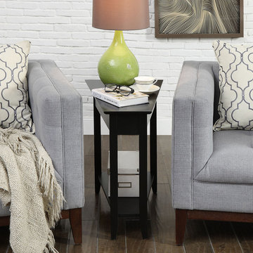 American Heritage Wedge End Table