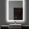 Radiant Dimmable LED Mirror with Defogger, 30"x36"x1.75"